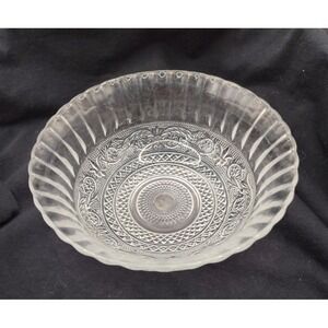 KIG Malaysia pressed glass "Fleur de‎ Lis" 1390